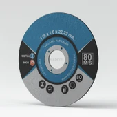 İnox Kesme Diski Metal Kesici 115x1,0x22,23 Mm İnce Taş Disk Spiral Demir Kesici Disk thumbnail 3