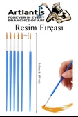 Resim Paleti ve Resim Fırça Seti 1 Paket Artlantis Ressam Paleti Boyama Fırçası Akrilik Boya Guaj Boya Suluboya - 4
