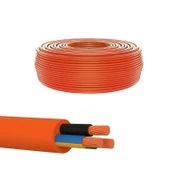 100 Metre %100 Bakır Çok Telli 3x2.5 mm Elektrik Kablosu Turuncu Elektrikli Araç Şarj Uygun Uyumlu - 5