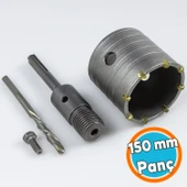 Elmas Beton Delme Pançı 150MM Profesyonel Krom Alaşım Endüstriyel Profesyonel Matkap Ucu thumbnail 1