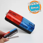 Bisiklet Feneri Çakarlı Yaka Lambası Kafa Bel Işık Led Şarj Edilebilir Far Motor Kamp Su Geçirmez thumbnail 1