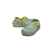 Crocs Classic Lined Clog Kids Çocuk Yeşil Terlik 207010-308 thumbnail 2