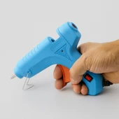 Sıcak İnce Mum Silikon Tabancası 11 mm 40W 190°C Hızlı Isınan Güçlü Yapıştırıcı Tabanca Ergonomik - 3