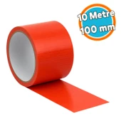 Tamir Bandı 100 mm x 10 mt Çok Amaçlı Güçlü Yapışkanlı Suya Dayanıklı Onarım Yalıtım Bandı Kırmızı thumbnail 1