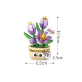 LZ-8842 SAKSILI LALE ÇİÇEĞİ 380 PARÇA BLOCK - 2