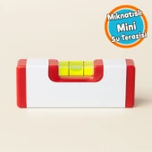 Mıknatıslı Mini Su Terazisi Küçük Hassas El Tipi İnşaat Montaj Terazisi 120 mm 12 cm - 1