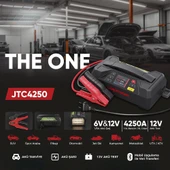 Lokithor JTC4250 12V/220V 4250Amp LiFePO4 Akıllı Akü Test + Akü Takviye + Akü Şarj Cihazı - 2