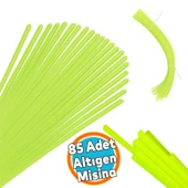 85 Adet (28 cm) Hazır Altıgen Çubuk Motorlu Tırpan Misinası Bahçe Dayanıklı Ot Biçme İpi Çubuk 4 mm - 1