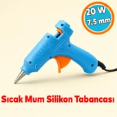 Sıcak İnce Mum Silikon Tabancası  7.5 mm 20W 190°C Hızlı Isınan Güçlü Yapıştırıcı Tabanca Ergonomik - 1
