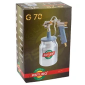 Alttan Depolu Havalı Boya Tabancası 1.8 mm G70 - 2