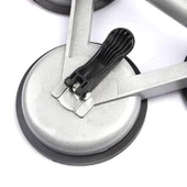 Alüminyum Vakumlu 3'lü Cam Vantuzu Cam Fayans Ahşap Metal Taşıma Kaporta Göçük Düzeltme Aparatı Üçlü thumbnail 3