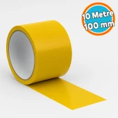 Tamir Bandı Sarı 100 mm x 10 mt Çok Amaçlı Güçlü Yapışkanlı Suya Dayanıklı Onarım Yalıtım Bandı thumbnail 1