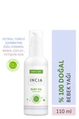 Incia Bebek Yağı Organik Jojoba Bakım ve Masaj Yağı Parafinsiz Bitkisel Vegan 110 ml thumbnail 1