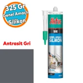 Genel Amaçlı Akrilik Mastik Silikon 325 GR Kapı Pencere Pvc Montaj Yalıtım Yapışma Antrasit Gri thumbnail 1