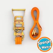 Sonsuz Gırgır Spanzet Yük Gerdirme Halat Eşya Sabitleme Sapan Yük Taşıma Kayışı Kamyoncu İpi 6 Metre thumbnail 1