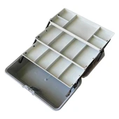 Captain 3 Raflı Gri Balıkçı Kutusu thumbnail 2