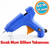 Sıcak İnce Mum Silikon Tabancası 11 mm 60W 190°C Hızlı Isınan Güçlü Yapıştırıcı Tabanca Ergonomik - 1