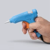 Sıcak İnce Mum Silikon Tabancası  7.5 mm 20W 190°C Hızlı Isınan Güçlü Yapıştırıcı Tabanca Ergonomik - 3