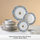 Karaca Forever Bone Vase 24 Parça 6 Kişilik Yemek Takımı thumbnail 2