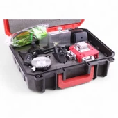 Otomatik Seviye Ölçüm Cihazı Çizgi Lazer Terazi 4D 2 Batarya Yeşil Lazeri Hizalama Tek ve Birlikte - 2