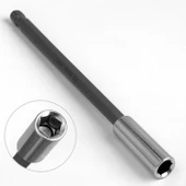 150 mm 1/4 Manyetik Uçlu Uzatma Aparatı Ucu Matkap Uzun Bits Bit Tutucu Vidalama El Aleti Çubuğu thumbnail 3