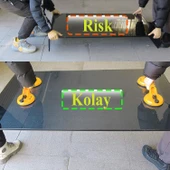 Çiftli Vantuz 2'li Plastik Cam Vakumlu Fayans Ahşap Tutucu Taşıma Araba Kaporta Göcük Çektirme thumbnail 5