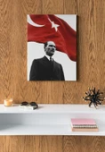 Atatürk Tablosu - Türk bayrağı ve Ata - 1