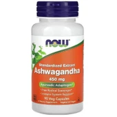 Now Foods Ashwagandha 450 mg 90 Veggie Kapsül - İthal thumbnail 1