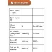Metilkobalamin B12 Plus 1000 Mcg 30 Dilaltı Tablet - 2 Adet thumbnail 3
