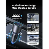 UGREEN 75W 3 Portlu Araç İçi Şarj Cihazı Çakmaklık Adaptörü, 35024 thumbnail 5