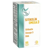 Sitikolin Omega-3 DHA Folik Asit 60 kapsül thumbnail 2