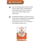 Metilkobalamin B12 Plus 1000 Mcg 30 Dilaltı Tablet - 2 Adet thumbnail 2