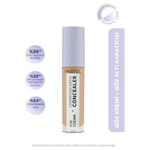 Pastel Eye Cream + Hydrating Satin Concealer 66 - Göz kremi + Göz Altı Kapatıcısı Deep Medium - 1