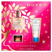 Nuxe Floral Gift Set - Çok Amaçlı Kuru Yağ 50 ml + Nemlendirici Krem 30 ml + Lip Balm 15 gr - 1