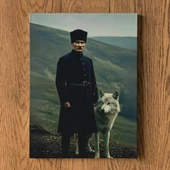 Atatürk Tablosu - Atatürk ve Bozkurt - 2