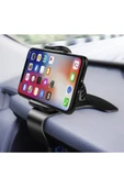 NACTUMU Döner Başlıklı Telefon Kıskacı Araç İçi Konsola Takılan Telefon Tutucu - 5