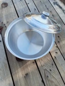 Aluminyum Tencere Kapaklı Derin büyük tencere thumbnail 6