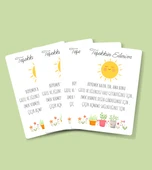 teşekkür kartı-Özel gün 24 Kasım -Öğretmenler Günü Tebrik Kartı 4 Lü-Not Kartı-hediye kartı-tek yüzlü thumbnail 1