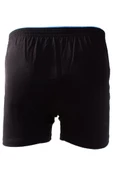 ÖREN STİL 44-7000 SİYAH 4'LÜ PAKET ERKEK  HAVLU BEL PAMUKLU BOXER - 3