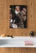 Atatürk Tablosu - İkonik Sigaralı Fotoğraf - 2