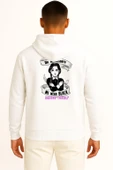 Kapüşonlu Wednesday Addams The Addams Family Sticker Cep ve Sırt Tasarımlı Unisex Sweatshirt thumbnail 5