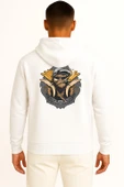 Kapüşonlu Ape Chimpanzee Gorilla Bornean Orangutan Cep ve Sırt Tasarımlı Unisex Sweatshirt thumbnail 8