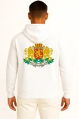 Kapüşonlu Coat Of Arms Of Bulgaria Kingdom Of Bulgaria Cep ve Sırt Tasarımlı Unisex Sweatshirt thumbnail 2