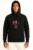 Kapüşonlu Hidan Kakuzu Deidara Itachi Uchiha Naruto Göğüs Tasarımlı Unisex Sweatshirt thumbnail 11
