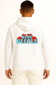 Kapüşonlu Blue Beetle Cep ve Sırt Tasarımlı Unisex Sweatshirt thumbnail 8