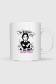 Wednesday Addams The Addams Family Sticker Tasarımlı Kupa Bardak thumbnail 1