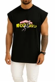Oversize My Hero Academia, Volume 5 Peace Sign Göğüs Tasarımlı Atlet thumbnail 11