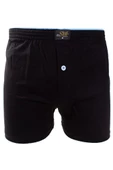 ÖREN STİL 44-7000 SİYAH 4'LÜ PAKET ERKEK  HAVLU BEL PAMUKLU BOXER - 1