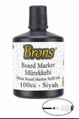 Siyah Yazı Tahta Kalem Mürekkebi 100ml 1 Adet Brons Tahta Kalemi Mürekkebi Kolay Silinebilir 100gr Okul Sınıf Öğrenci - 1
