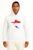 Kapüşonlu Hırvatistan Haritası Göğüs Tasarımlı Unisex Sweatshirt thumbnail 3